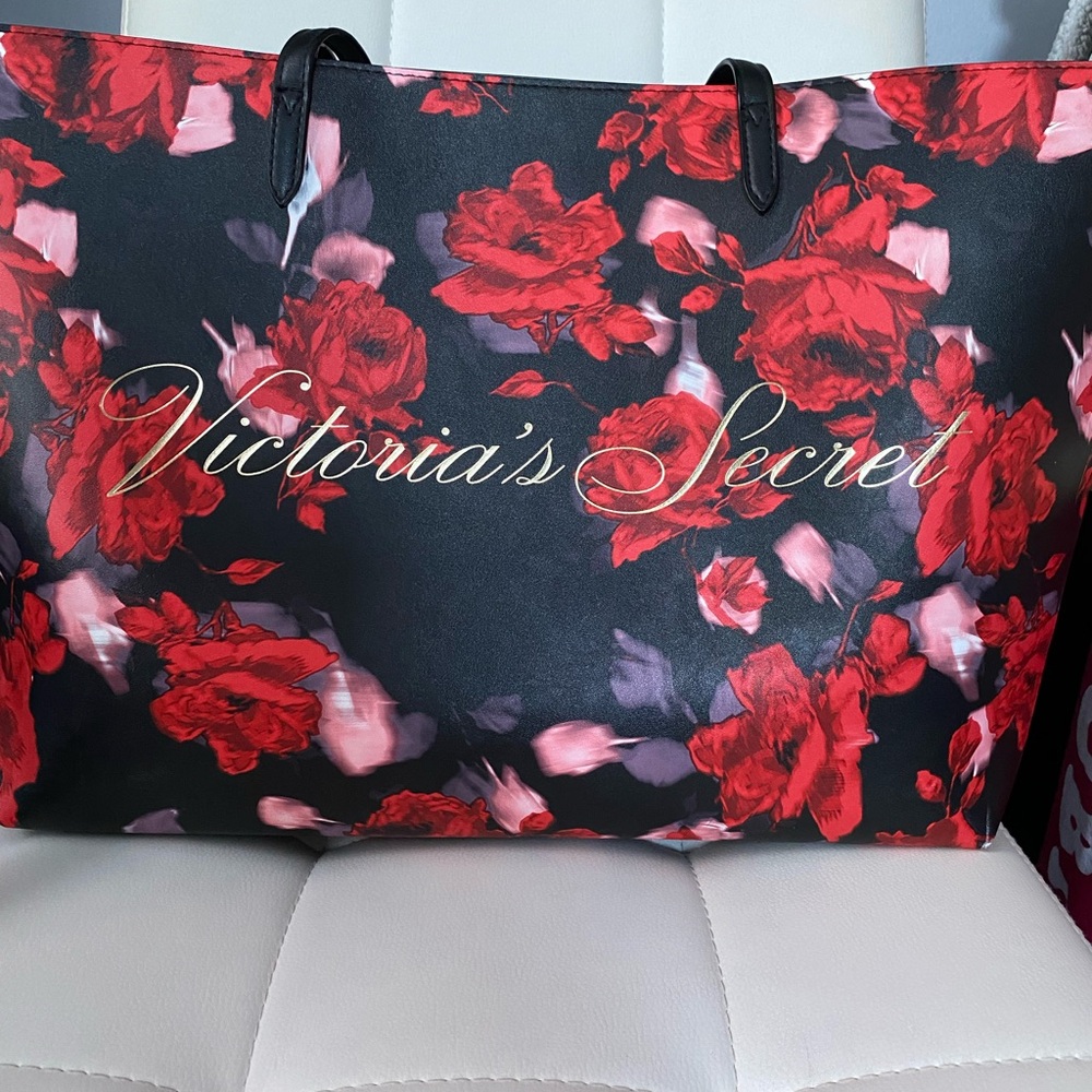 Victoria’s Secret Red Rose Tote Bag